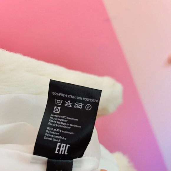 Sixth June Paris - Faux fur fringe jacket off white - M - Picture 6 of 9